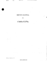 Harman-Kardon CX-60-CX-70-X-Service-Manual